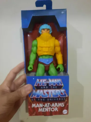 Boneco 22cm HE-MAN MASTERS OF THE UNIVERSE MAN-AT-ARMS MENTOR 