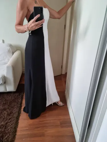 vestido sem alça nunca usado shoulder, p