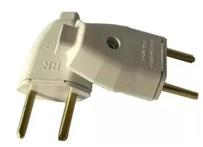 Tomada Macho 2 Pinos Plug Macho 10 A  Arduino Automação COD-CP476 
