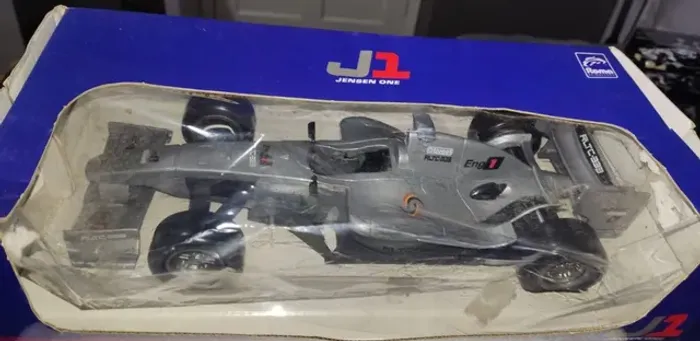 Miniatura Carro Fórmula 1 Roma Jensen 30 Cm (Caixa) Cinza