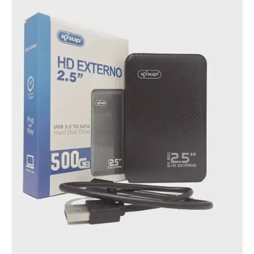 Hd Externo Slim Portátil 500gb Usb 3.0 2,5 KP-HD810 - Knup