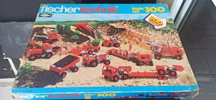 FISHER TECHNIK KIT 300 MODELOS ALEMÃO 1977 RARIDADE 