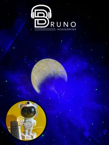 Projetor de Galáxia estrelas Bluetooth