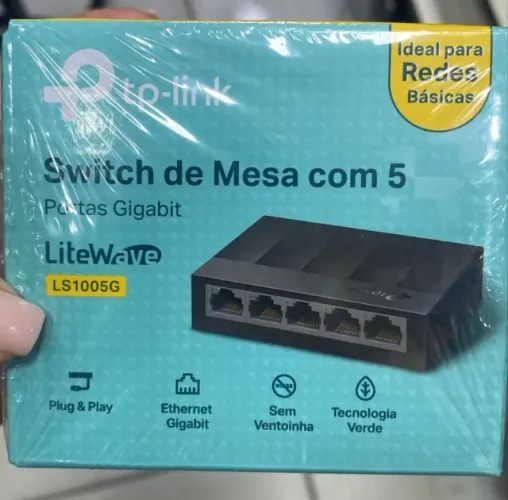 Switch Gigabit De Mesa Com 5 Portas 10/100/1000 Ls1005g Loja Coimbra Computadores Entrega