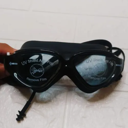 Oculos De Natação Uv Silicone Adulto Sainteve  8027