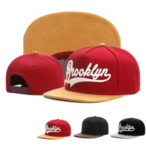 Boné unisex, vermelho ajustável, casual estilo hip hop bordado modelo verão 2024 atividade