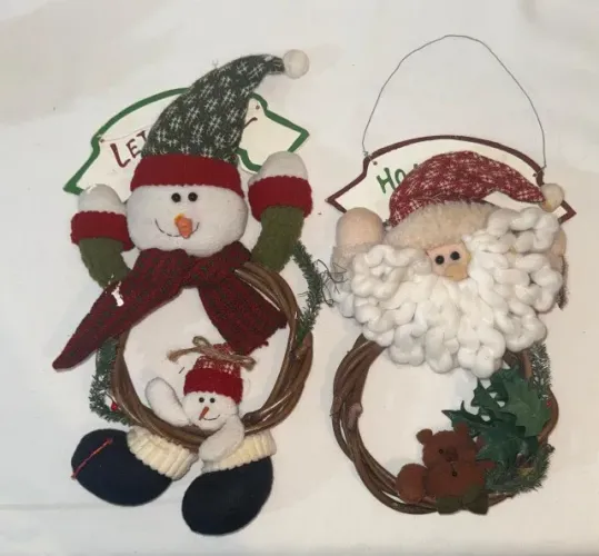 Guirlanda Decoração De Natal Kit Com 2 - Excelente Estado