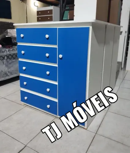 CÔMODA SAPATEIRA 5 GAVETAS--57