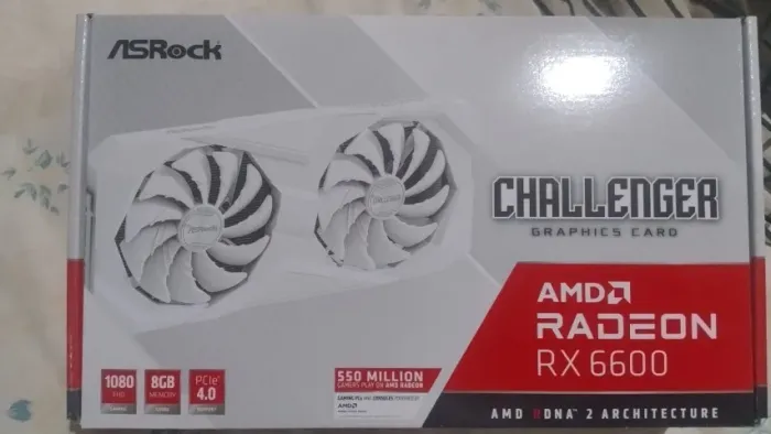RX 6600 Asrock White 8gb gddr6