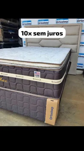 Cama box colchão e base (novo) entrego