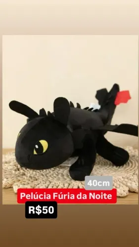 Pelúcia fúria da noite 40 cm