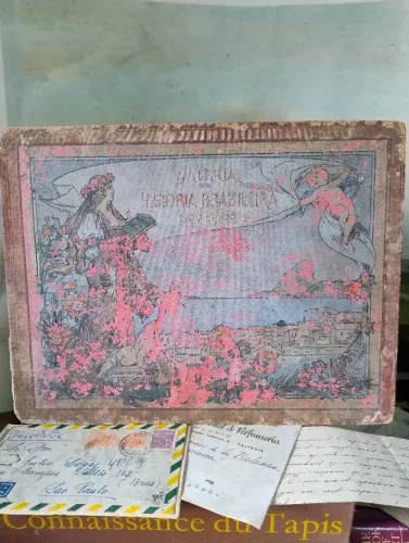 Raro livro de 1900 Galeria de História Brazileira de Ramiz Galvão