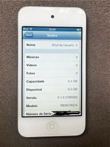 iPod 4a Geração 8 Gb