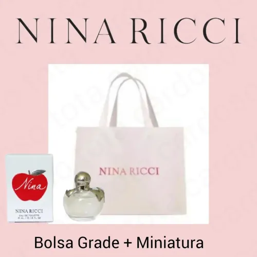 Kit Nina Ricci - Bolsa Grade + Miniatura 4ml