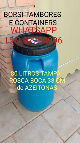  Bombona 80 Tambor Plastico Container IBC Barrica Galão 
