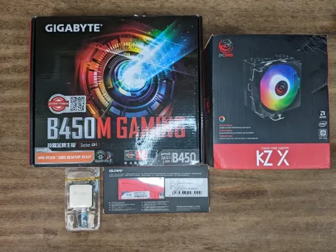 Kit Upgrade AM4, Ryzen 5 2600, 16GB 3600MHz, B450m e Air Cooler