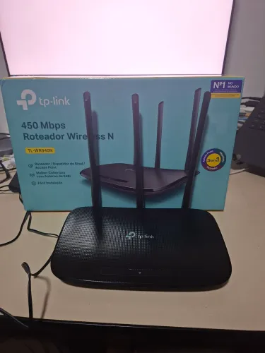 Roteador TP-Link Wireless N 450Mbps modelo TL-WR940N