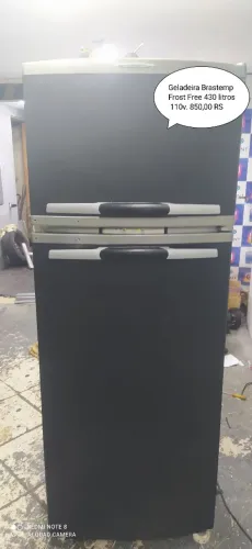 Geladeira Brastemp envelopada em preto 430 litros entregamos 