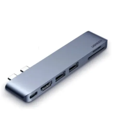 Adaptador Hub Ugreen para Macbook Pro M4 Pro/AIr Hdmi 4k Usb C Cartão SD/TF