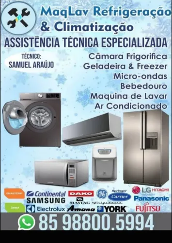 Conserto de Máquinas Lava e Seca