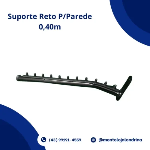Suporte Reto P/ Parede