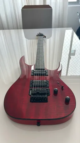 Guitarra 6 Cordas S by Solar SB4.6FRFBR vermelha floyd rose