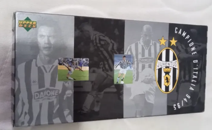 Caixa especial Upper Deck - Juventus Campione d' Italia 94-95 (Completa c/ 90 cards)