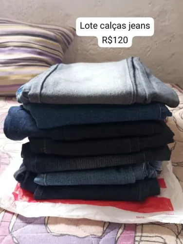 Lote de Calças Jeans - R$120