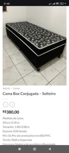 Cama espuma D28 selada - faço sob encomenda 