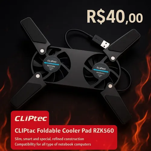 Coler para notebook, resfriador 