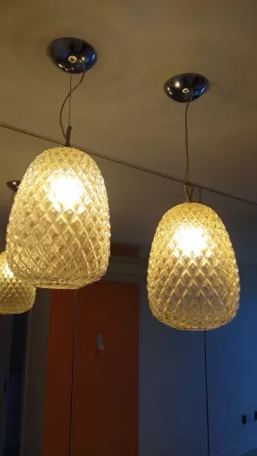 Lustre Retro de Cristal (Bico de Jaca)