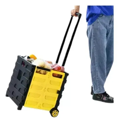 Vendo: Carrinho De Compras Feira Mercado Dobravel Vira Maleta Cesto