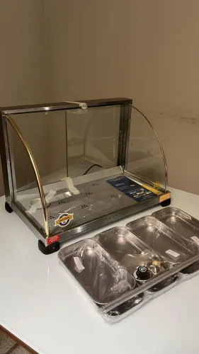 Expositor de Salgados - Estufa Dupla com 8 Bandejas - Marca: Marchesoni