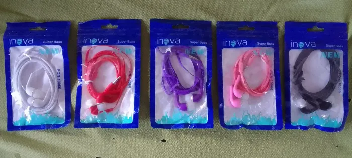 Fone de Ouvido Inova Super Bass - 5 Cores