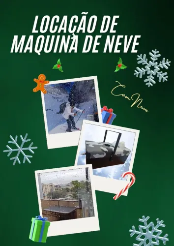 LOCAÇÃO DE MÁQUINAS DE NEVE ARTIFICIAL