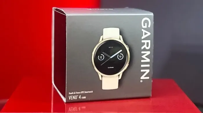 Garmin Relógio Venu 4 - 010-03013-00 - Lunar Gold / Bone - 41MM - Produto Novo