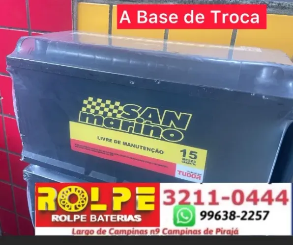 Bateria Caixa Baixa \95 Amperes \San Marino