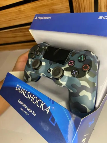 Controle de ps4 Azul camuflado