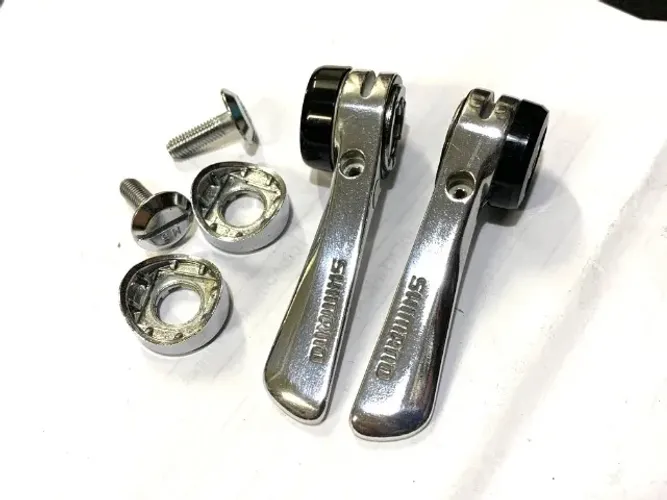 Par De Alavancas De Quadro Shimano Sl-r400 Vintage Speed