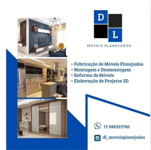 Móveis Planejados - Fabricação, Montagem, Reforma e Projetos 3D
