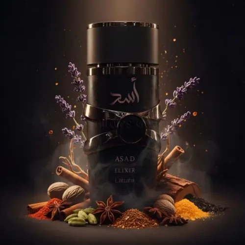 Perfume Asad Elixir 100ml, grande lançamento de lattafa