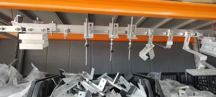 ESTRUTURA PARA FIXAÇÕA  SOLAR ALUMINIO