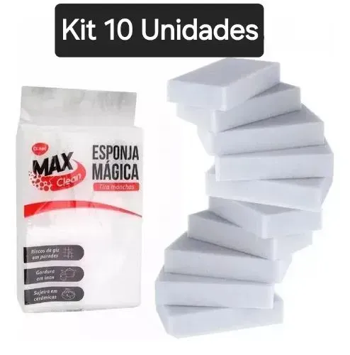 Esponja Mágica kit com 10 un. Apenas:29,99 Entregamos!!