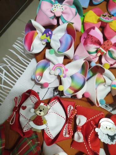 Laços e tiaras 