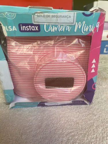 Bolsa Fujifilm Instax Mini 9 Rosa Chiclé Listrada