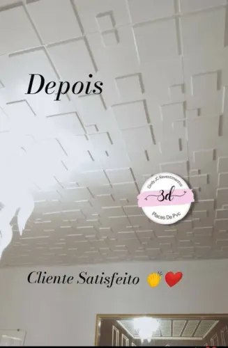 Kit 11m² 44 Placas Revestimento 3D Pvc 50x50cm 