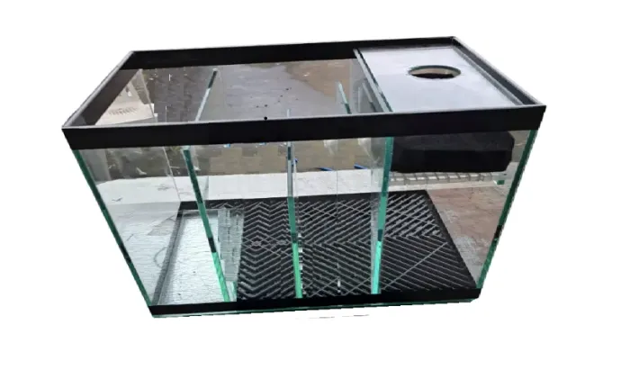 Sump 40x20x25cm Vidro 4mm p/ Aquário água doce de 100 a 200 litros -Usar bomba 1800-2000L