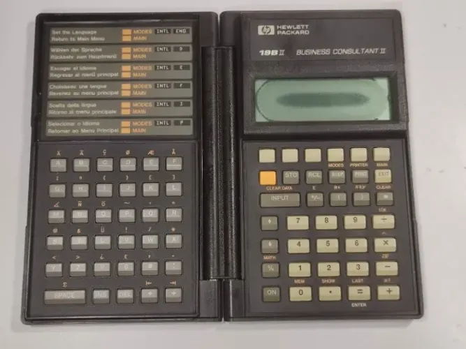 *Detalhe LEIA* Calculadora Hp 19bii Business Consultant Ii Dle Marrom-escuro (Usado)