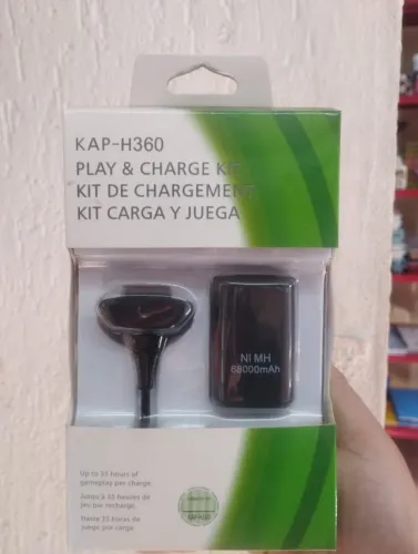 Kit Play & Charge KAP-H360 - Jogue e Carregue Sem Parar!