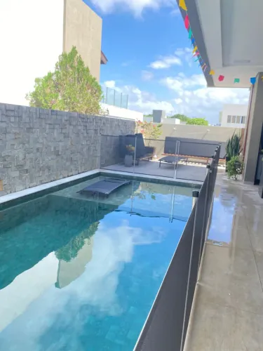 Cercas de proteção para piscina